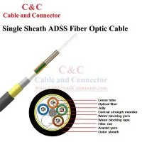 48 kärna ADSS fiberoptisk kabel